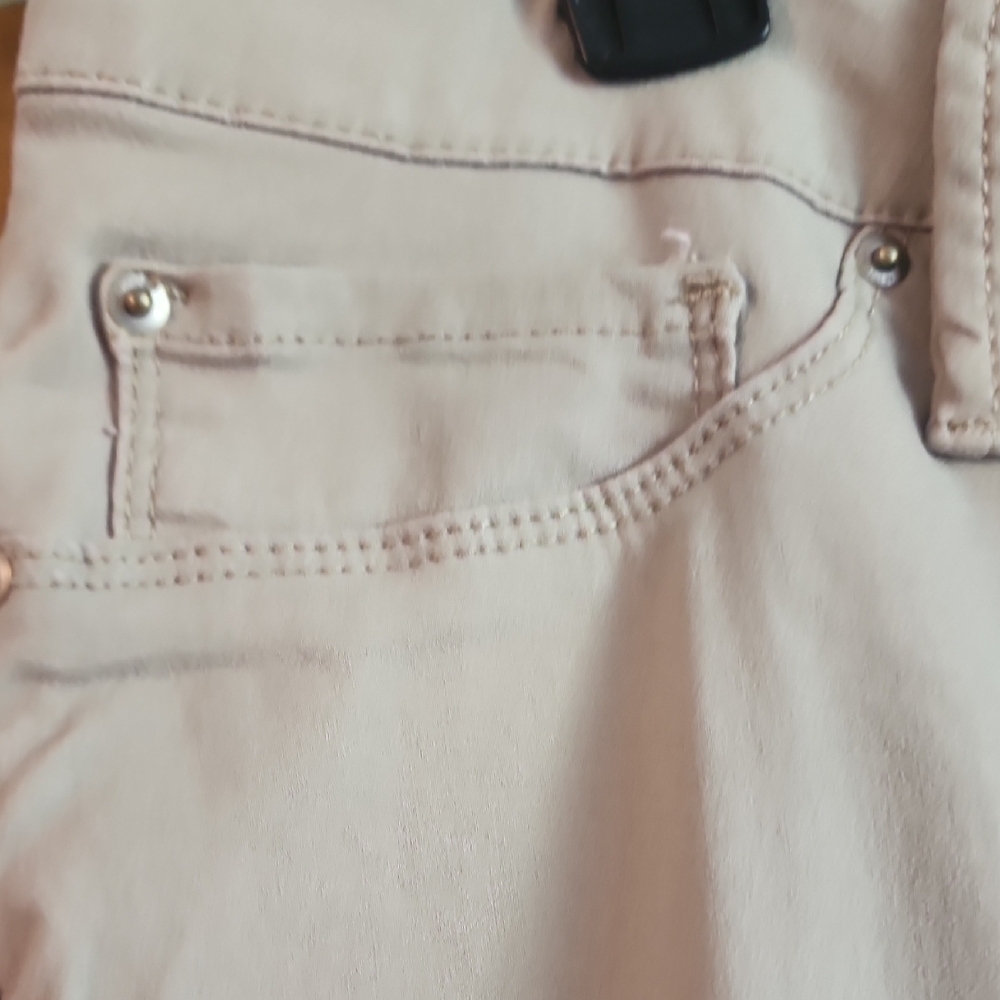 YMI Women's Beige Chino Pants - Straight Leg - Picture 3 of 7